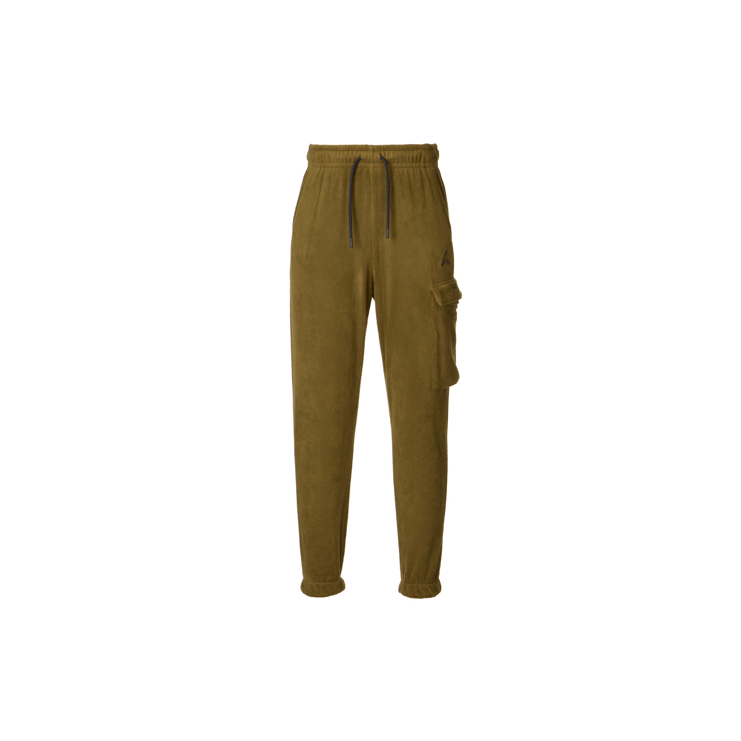 

Jordan Solid Logo Embroidered High-Waisted Cuffed Sweatpants Men bottoms Brown DV1568-385 XXXL