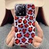 Korean Fashion Pink Leopard Print Phone Case for Xiaomi 13T 14T 11 Lite NE Poco X5 M6 Pro X6 X7 X3 Pro NFC C65 C61 M5S TPU Cover