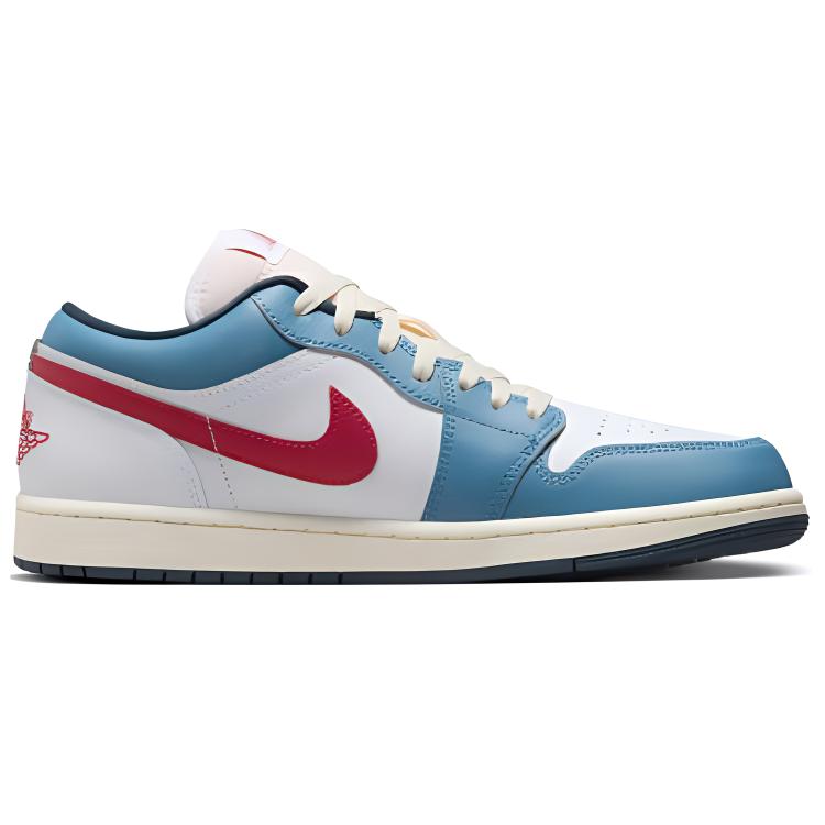 Air Jordan 1 Low SE Motion Pack Herre Sneakers Blå Hvit Egeisk-Storm HM3711-144