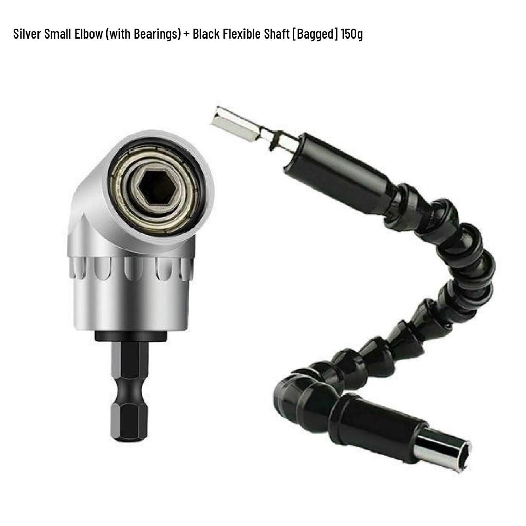 Magnetic Hex Hand Drill: Multi-Tool Set with Cross Electric Screwdriver Bit, Socket, and Corner Driver In Plastic Box