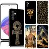 Ancient Egypt Phone Case For Samsung S24,23,22,30,21,10,9,Ultra,Plus,Lite,FE,5G Black Soft Case