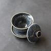 130ml Kiln Change Tianmu Glaze Covered Bowl Ceramic Tea Bowl