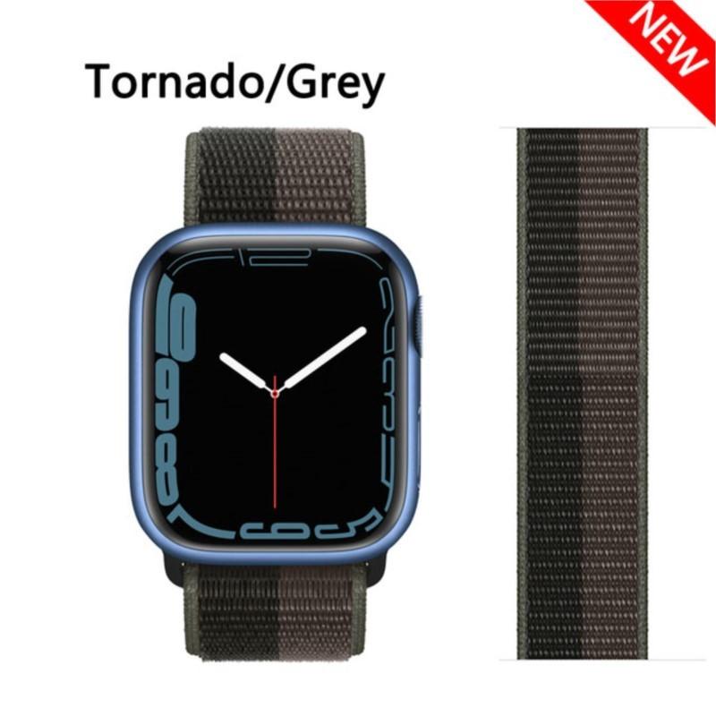 Pasek Nylonowy z Pętelką Do Pasków Apple Watch 44mm 40mm 49mm 41mm 45mm 46mm paski Bransoleta iWatch Seria 7 6 5 se 8 9 ultra 2 3 10 11