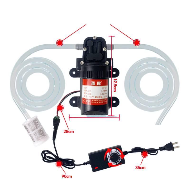 Mini Pompa Acqua Elettrica a Diaframma per Purificatori Domestici e Aumento di Pressione