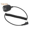 Microfono altoparlante da spalla a LED PTT per interfono vocale Microfono walkie-talkie portatile per 5R 888S Microfono sensibile Audio Livello di pressione sonora stabile