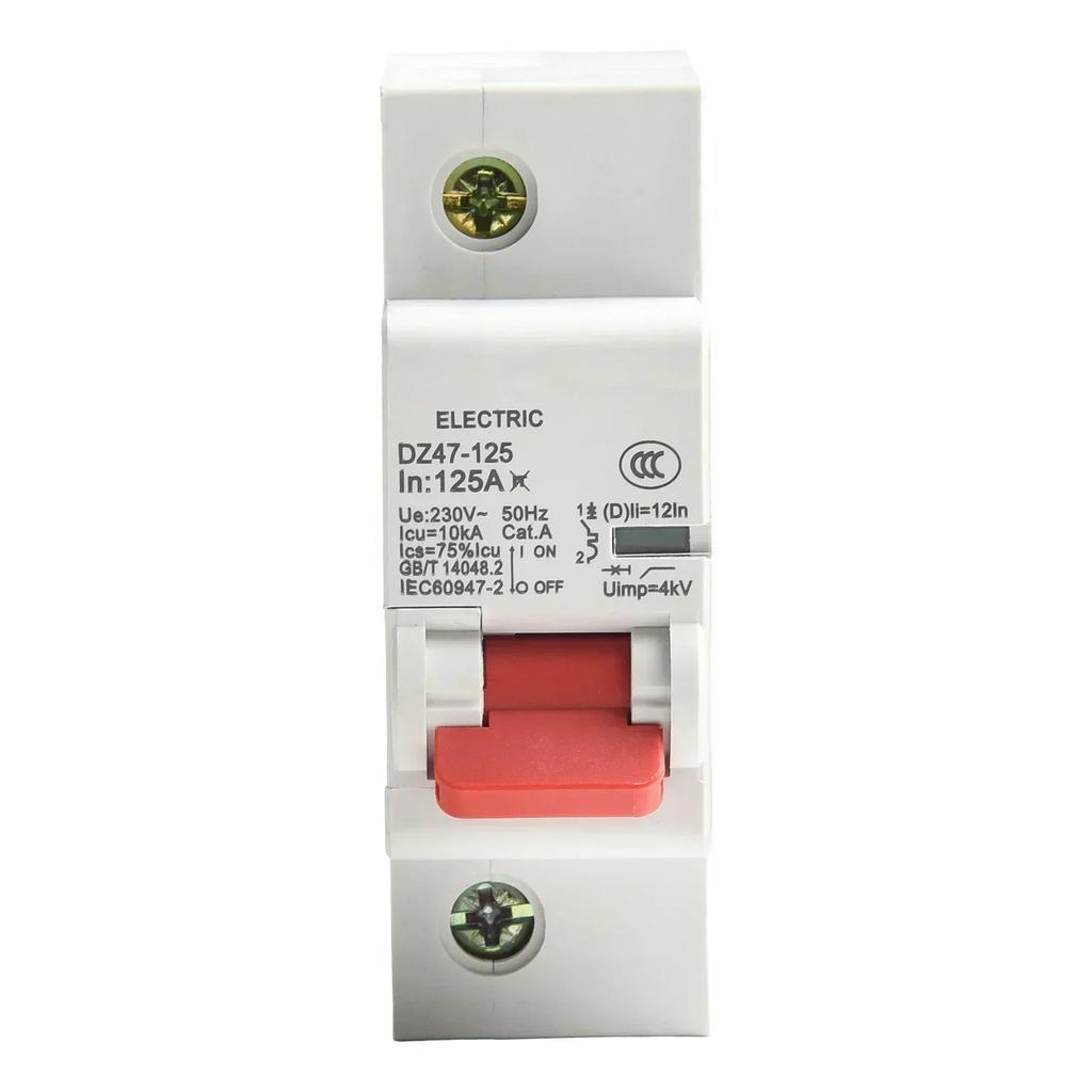 1P AC Circuit Protector Rated at 125A Reliable Solution for Safeguarding Against Electrical Faults in For PV Systems
