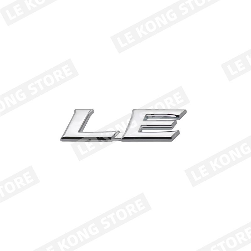 

LE XLE XLS Badge Car Head Trunk Body Sticker Decal Emblem Accessories For Toyota Corolla Yaris Camry Auris Rav Metal Car Styling