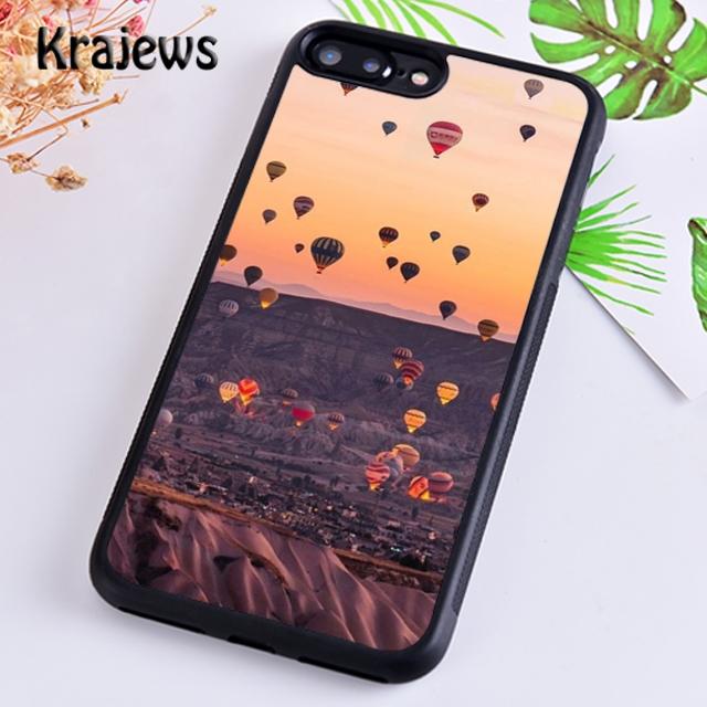 Krajews Hot Air Balloon Art Soft Phone Case Cover For iPhone 17 Air 16 15 14 Plus 11 12 13 Pro Max Plus Coque Fundas
