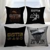 L-Led Z-ZeppelinS Pillow Case Sofa Short Plush Double-sided HD Printing Room Home Office Gift Cushion Cover