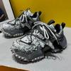 Adidași Chunky la Modă Bărbați Pantofi de Alpinism de Designer Material Textil din Piele Casual la Modă Respirabili Platformă cu Înălțime Crescută Pantofi Sport