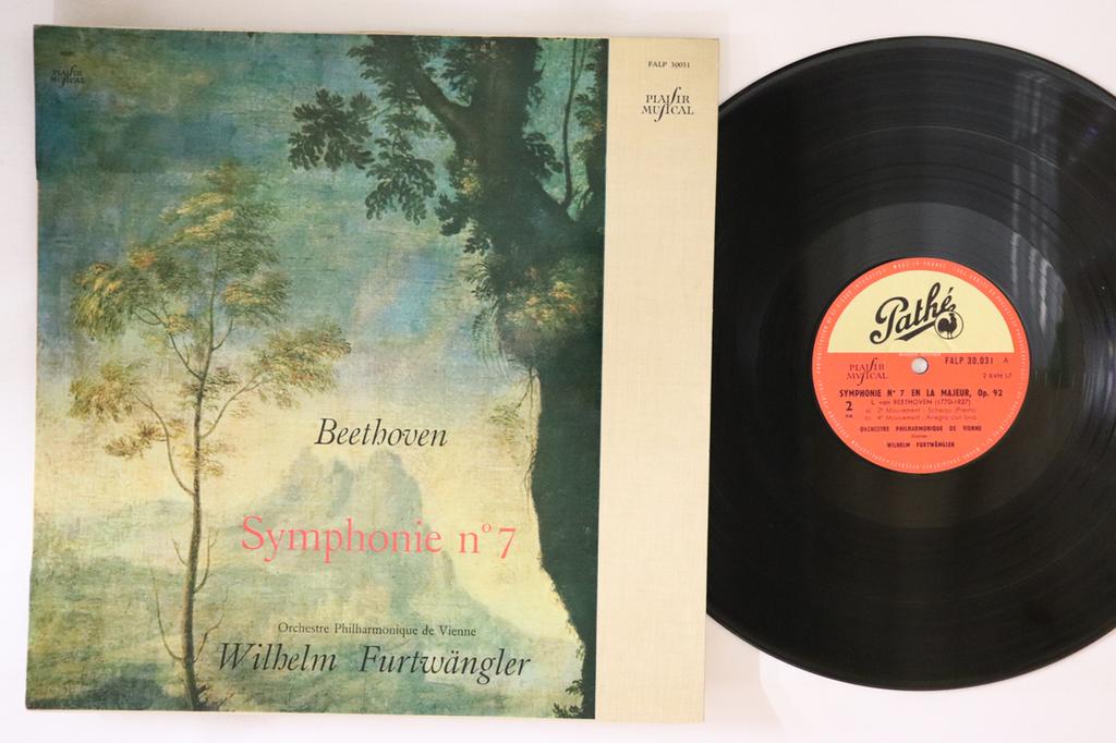 LP Record WILHELM FURTWANGLER WIENER PHILHAR  Beethoven Symphony No. 7 FALP30031 LA VOIX DE SON 1958 France Classical Used