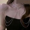 Clavicle Chain Multi-layer Tassel Chain Crystal Jewelry Ornament  Women Jewelry