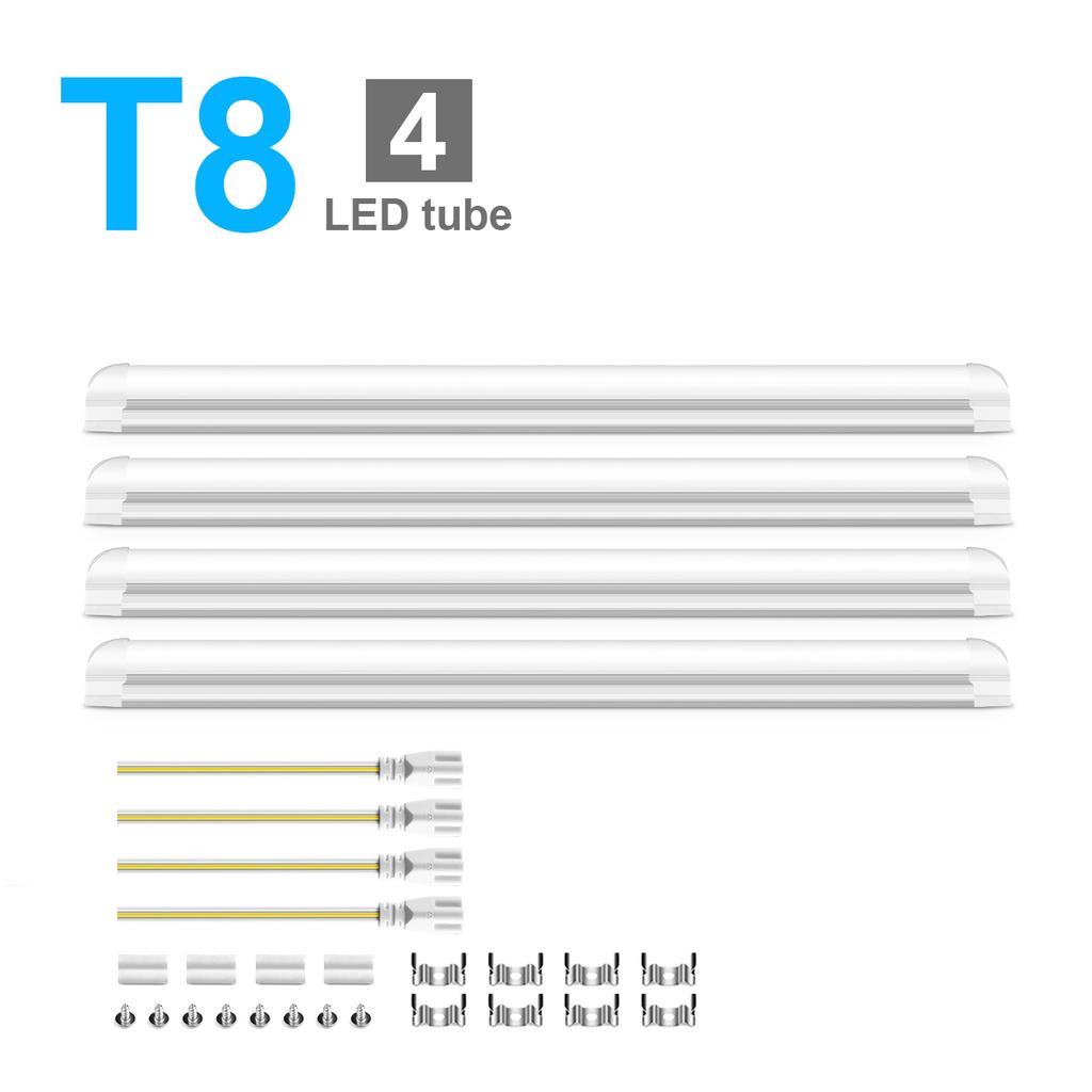 T5 T8 LED Light Tube 50CM Aluminum Bar LED Lamp Tube AC220V 110V For Office Shop Garage Warehouse Under Cabinet Unit Lighting