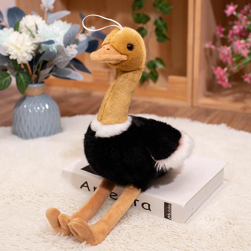 Jucărie de pluș Strut Simulat 1 buc 40cm/50cm Animal Împăiat Realist Perna Moale Pasăre Cadou Drăguț Pentru Copii Fată