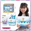 Handmade Japanese Puzzle DIY Bag for Girls (Ages 3-9) - Educational Toy & Birthday Gift
