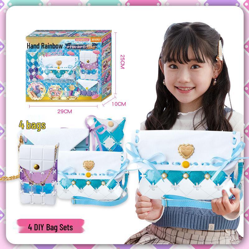 Handmade Japanese Puzzle DIY Bag for Girls (Ages 3-9) - Educational Toy & Birthday Gift