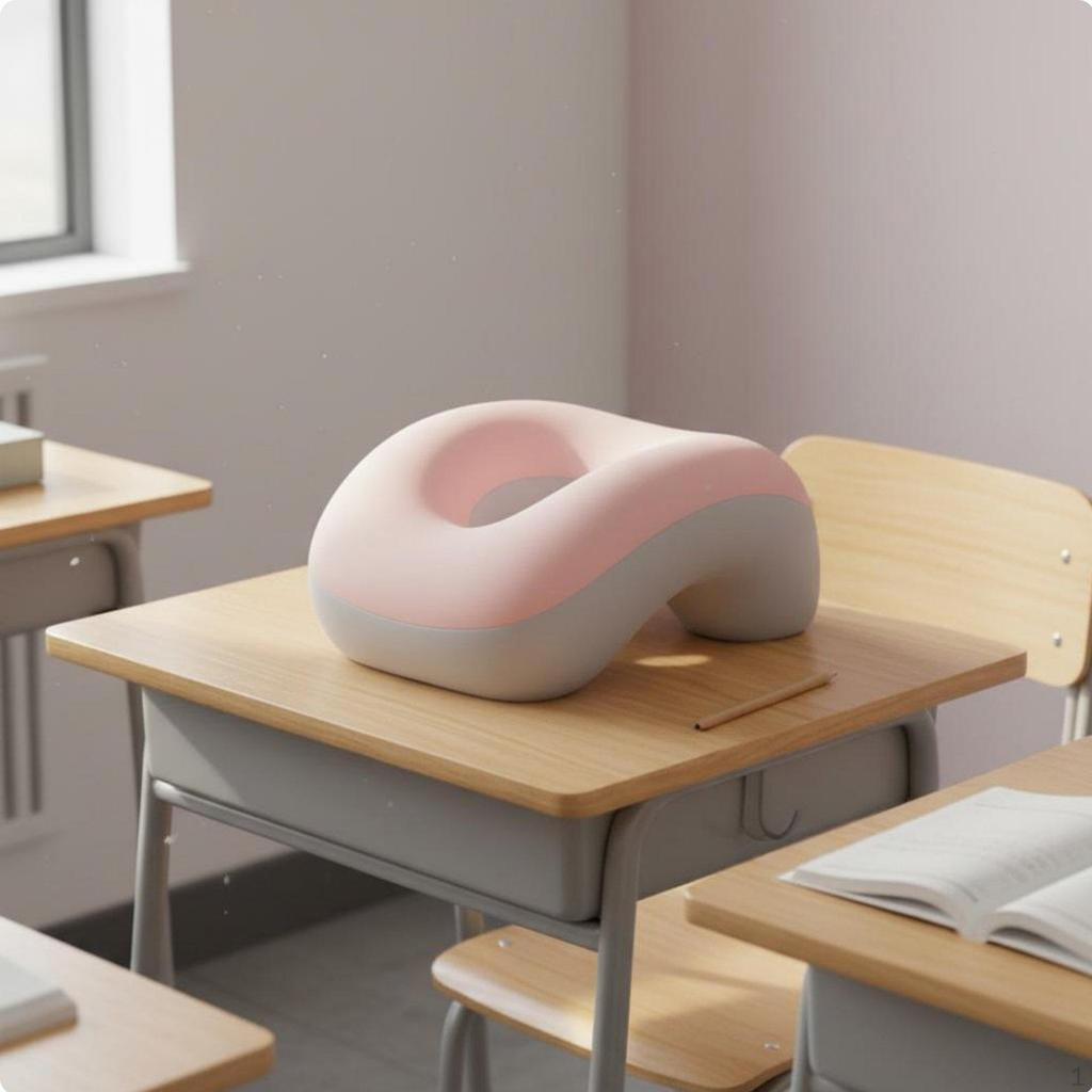 Student Desk Sleeping Pillow SkinFriendly Textile Face Down Slow Resilient Ergonomic