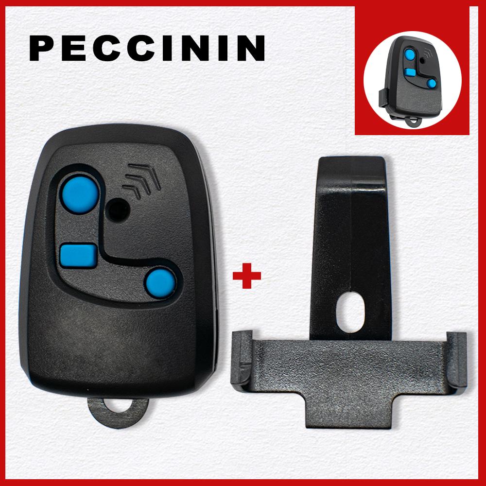 PECCININ Automatic Door Garage Remote Control Command Transmitter 433MHz Rolling Code 3 button