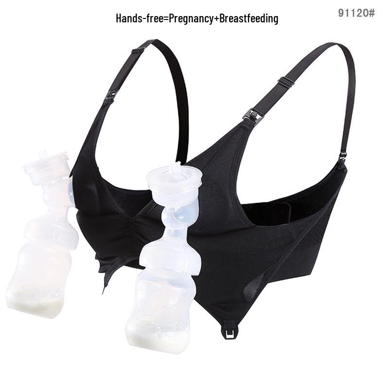 Wire-Free Front Open Maternity & Nursing Bra for Pregnancy, Postpartum, Breastfeeding