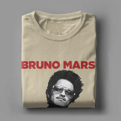 Bruno Mars The Romantic Tour 2026 T-Shirts für Herren Reiner Baumwoll-Vintage-T-Shirt Rundhals-Tees Kurzarm Kleidung 4XL 5XL