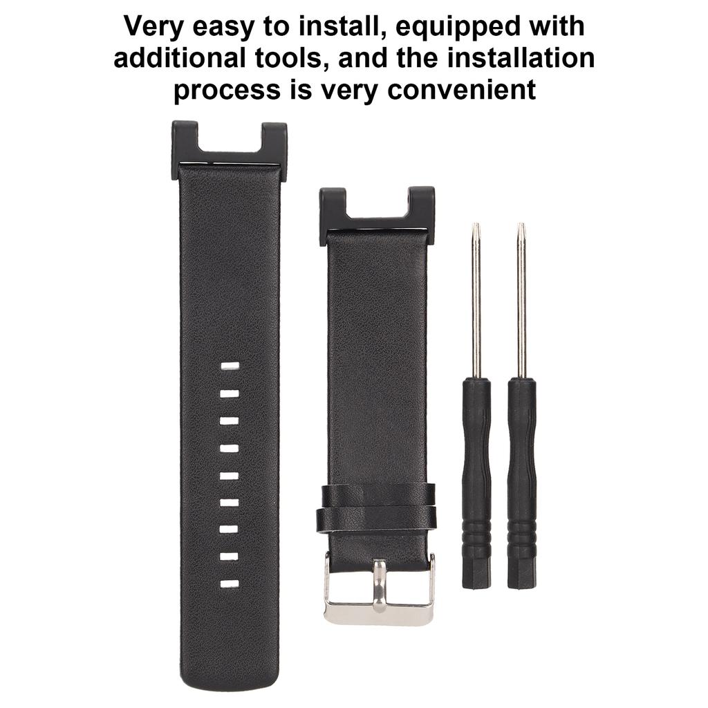 Leather Watch Band Wrist Watch Bands Double Sided Smartwatch Strap Replacement for Pro