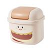 Mini Trash Can Countertop Wastebasket Cartoon for Dressing Table Tiny Trash Bin Trash Bin for Table Bathroom Desktop Bedroom
