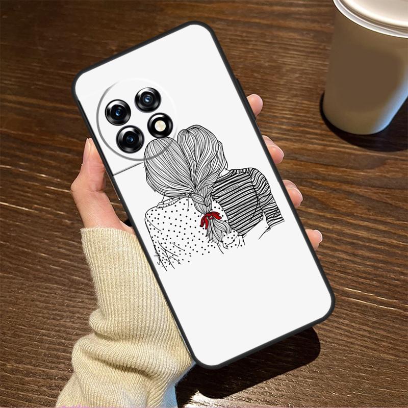 Best Friends BFF Matching For OnePlus 15 13 12 11 15R 13R 12R 8T 10T 13T Case For OnePlus Nord 5 CE 2 3 4 Lite N20 N30