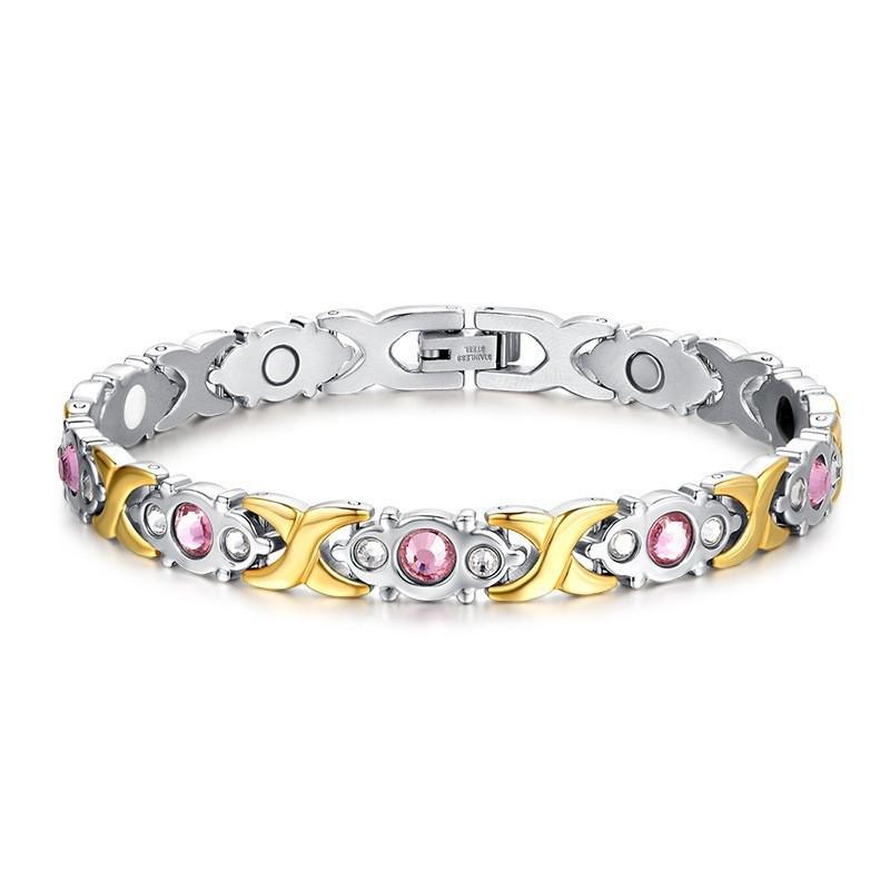 Trendy 4 barvy Hubnutí Energie Magnety Šperky Zeštíhlující Náramky Bangle Kroucený Magnetoterapeutický Náramek Zdravotní péče