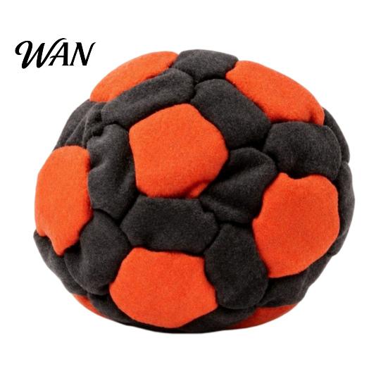 Soccer Shaped Sand Bag Football Sandbags, Soft Plush Footbags for Adults, Juggling Balls, Vibrant Sports Team Building Game Prop Design Dirtbag Indoor