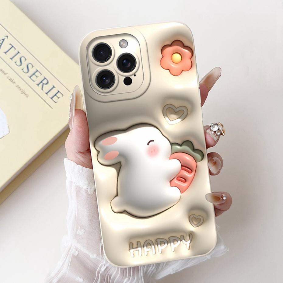 Objektiv-Schutzhülle für iPhone 15 Pro Max iPhone15 15Pro Niedlich Lustig Cartoon-Stil Gelee Silikon Weiche Handyhüllen