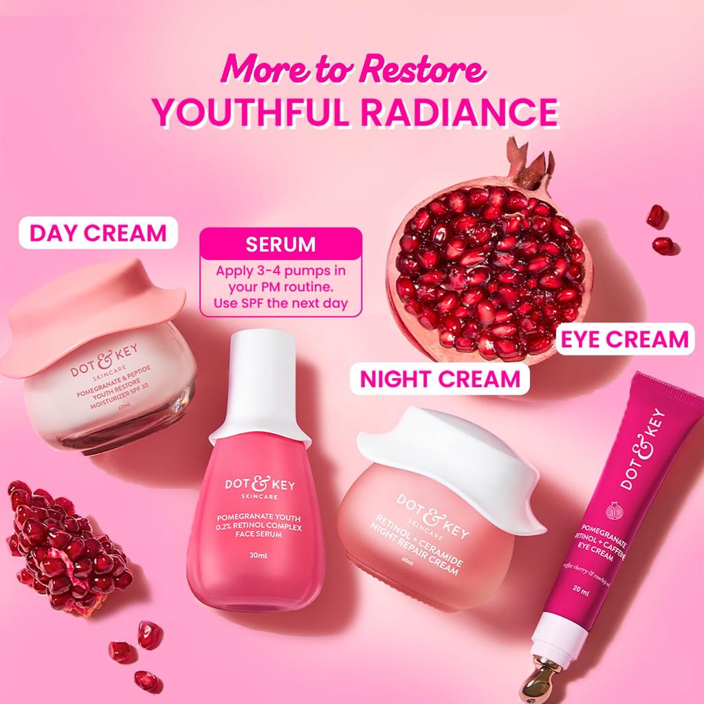 Dot & Key 0.2% Retinol Complex Face Serum 30ml Pack of 1 for Youthful Radiance, Firming, Hydration & Smooth Skin Texture