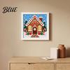 Needlepoint Kit for Beginners DIY Christmas Kit, Holiday Cross Stitch Santa Snowman Elk Patterns, Needlework Craft Adults Teens, Wall Art Handmade