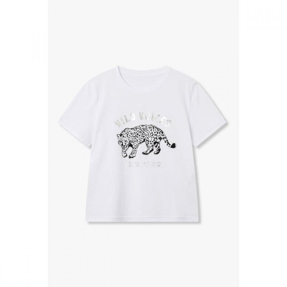 

Vov Leopard Graphic T shirT 7156340002 charcoal/M