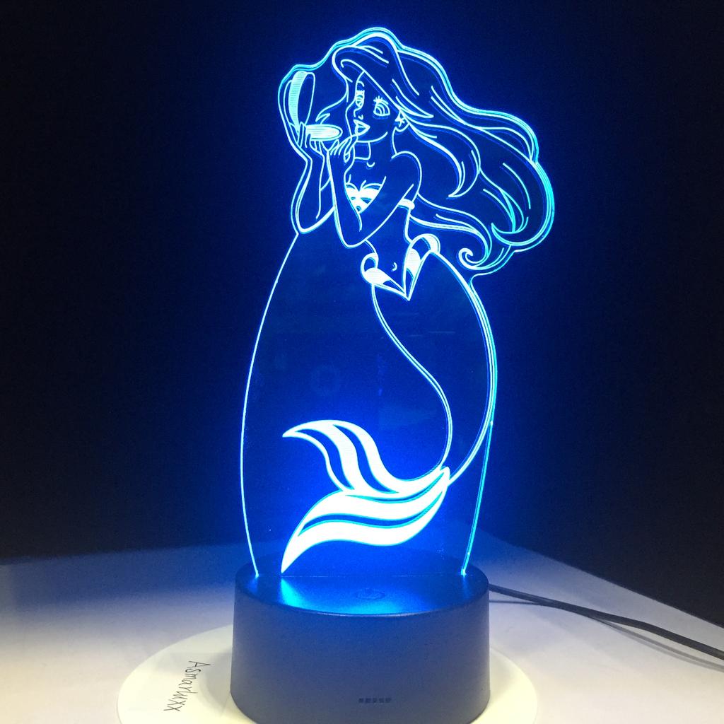 Factory Dropshipping ODM Rechargeable Touch Switch Dog Arylic Panel Box Table Night Lamp  16 Colors Change 3D LED Light