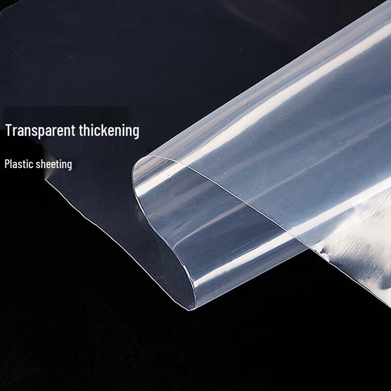 Transparent Heavy-Duty Plastic Sheeting 8 x 8 meters