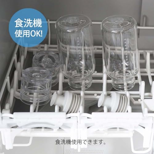 HARIO Dressing Bottle Slim 150ml Can be used with boiling water Pale Gray DBSN-150-PGR