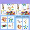 Geometrisches Schneeflocken Bausteine Set Für Kinder Mit Entwicklungsförderndem Lernspielzeug Für Alter 3 Bis 6