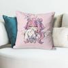 Cute IIronmouse Vtuber Pillow Cases for Bedroom Living Room Sofa Home Decor Polyester Cushion Cover with Zipper