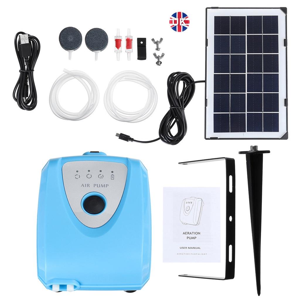 

USB Зарядка Солнечная Энергия Аэратор для Рыб Аэратор для Пруда Аэратор для Пруда Аэратор для Аквариума Воздушный Насос Водяной Насос для Аквариума Пруда синий