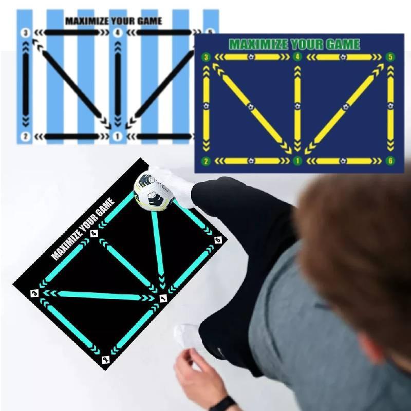 Premium Football Training Mat Skill Development Pad For Soccer Players 60x90cm