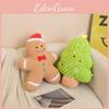Snowman Tree Christmas Gingerbread Man Plush Toy Cute Cartoon Kid Gift Holiday