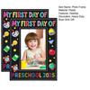 1/2Pcs My First Day of Preschool Picture Frame 2025 Kids First Day of School 4x6-Inch Photo Frame Decoration Boys Girls First Day of Kindergarten