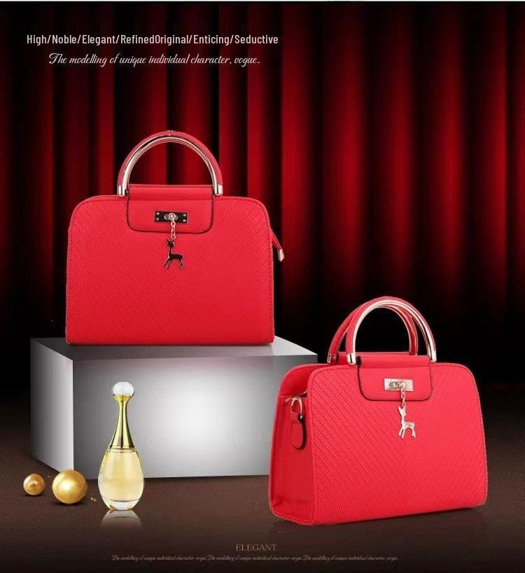 Taizhou Women's PU Small Square Crossbody Handbag - Solid Color Fashion Shoulder Bag