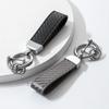 Carbon Fiber Pattern Car Keychain: Creative Anti-Lost Handmade Metal & Leather Men's/Women's Accessory