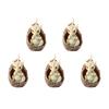 Christmas Dragon Ornaments Novelty Dragon Egg Tree Pendant Acrylic Hanging Keychain Decoration Festive Party Supplies