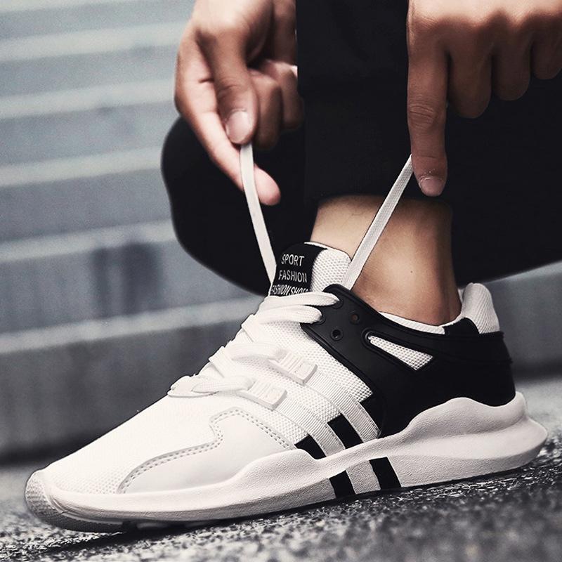 Mens Casual Sports Shoes Breathable Mesh Athletic Sneakers For Summer Running