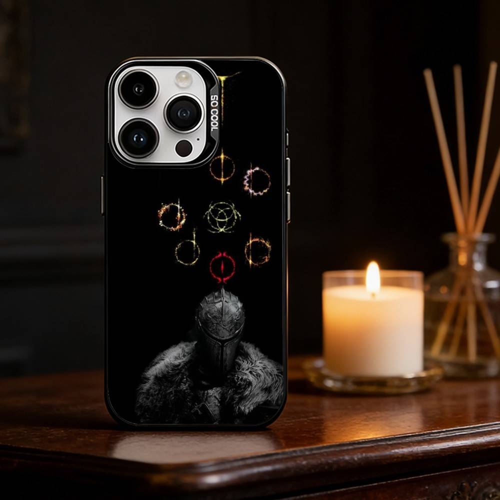 D-Dark S-Souls Game Phone Case Color Silver Shell For IPhone 17 16 15 14 13 12 11 Pro Max Plus