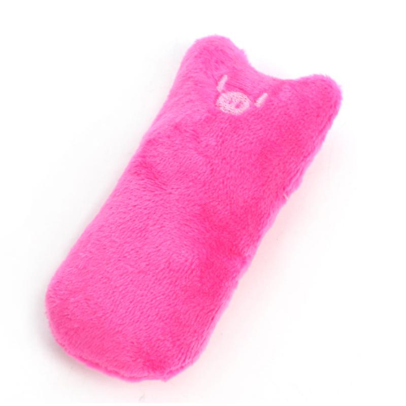 Interactive Plush Catnip Toy for Cats Funny Chewing Vocal Cat Mint Teething Toy with Claws Thumb Bite Kitten Playtime Accessory