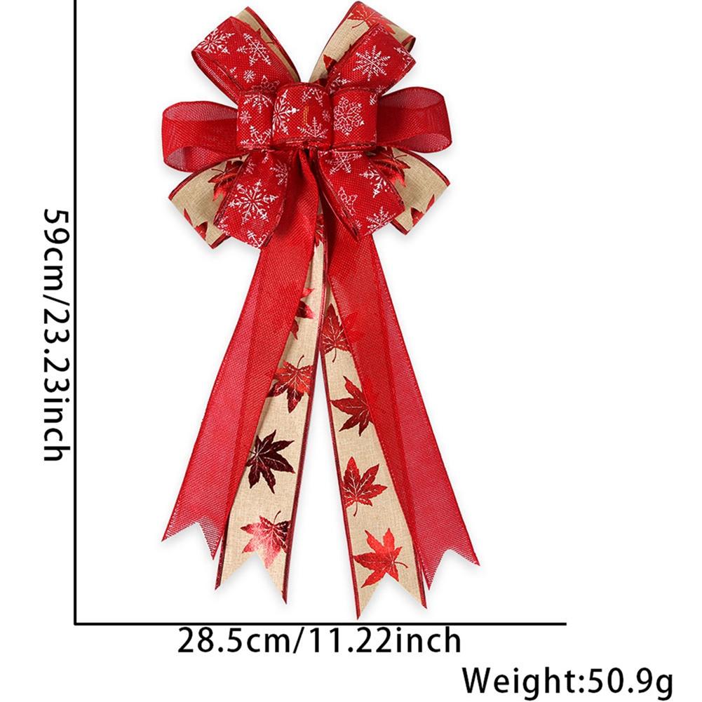 Christmas Tree Bow Home Decoration Bow