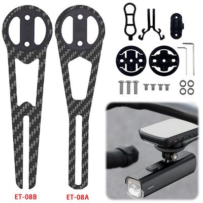 Bicycle Computer Mount Universal Road Bike Stopwatch Holder Carbon Fiber Cycling Speedometer Mount for Garmin Gopro Light Stand